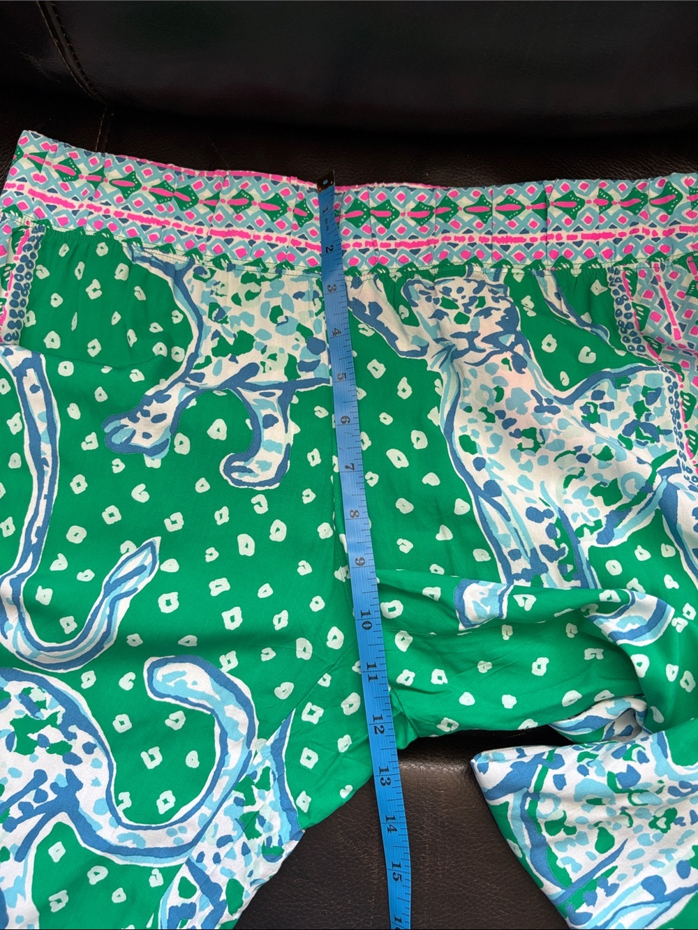 Lilly Pulitzer Green, Blue & Pink Palazzo pants - Picture 10 of 10